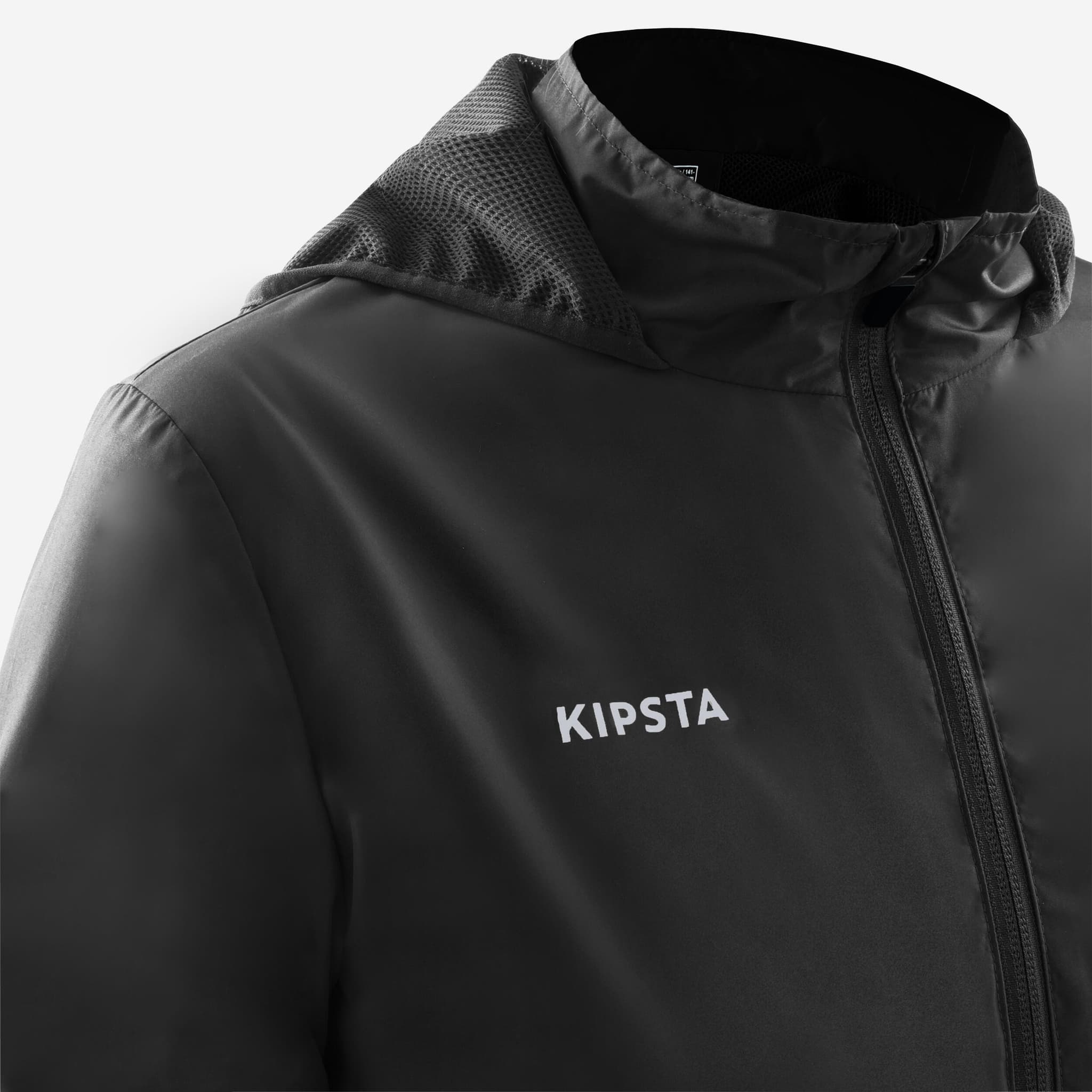 3: Chaqueta impermeable de fútbol niño, Viralto Club Júnior negro
