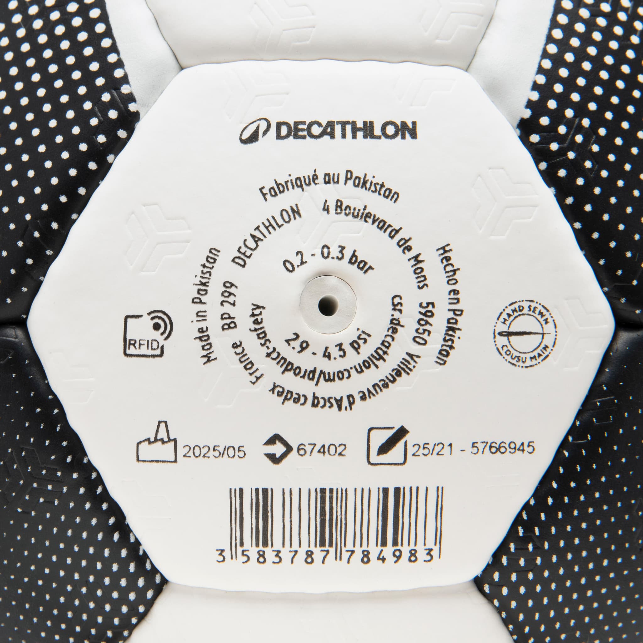 8: Balón de balonmano oficial de la Liga ASOBAL 25/26 HB900 Premium Grip - T3