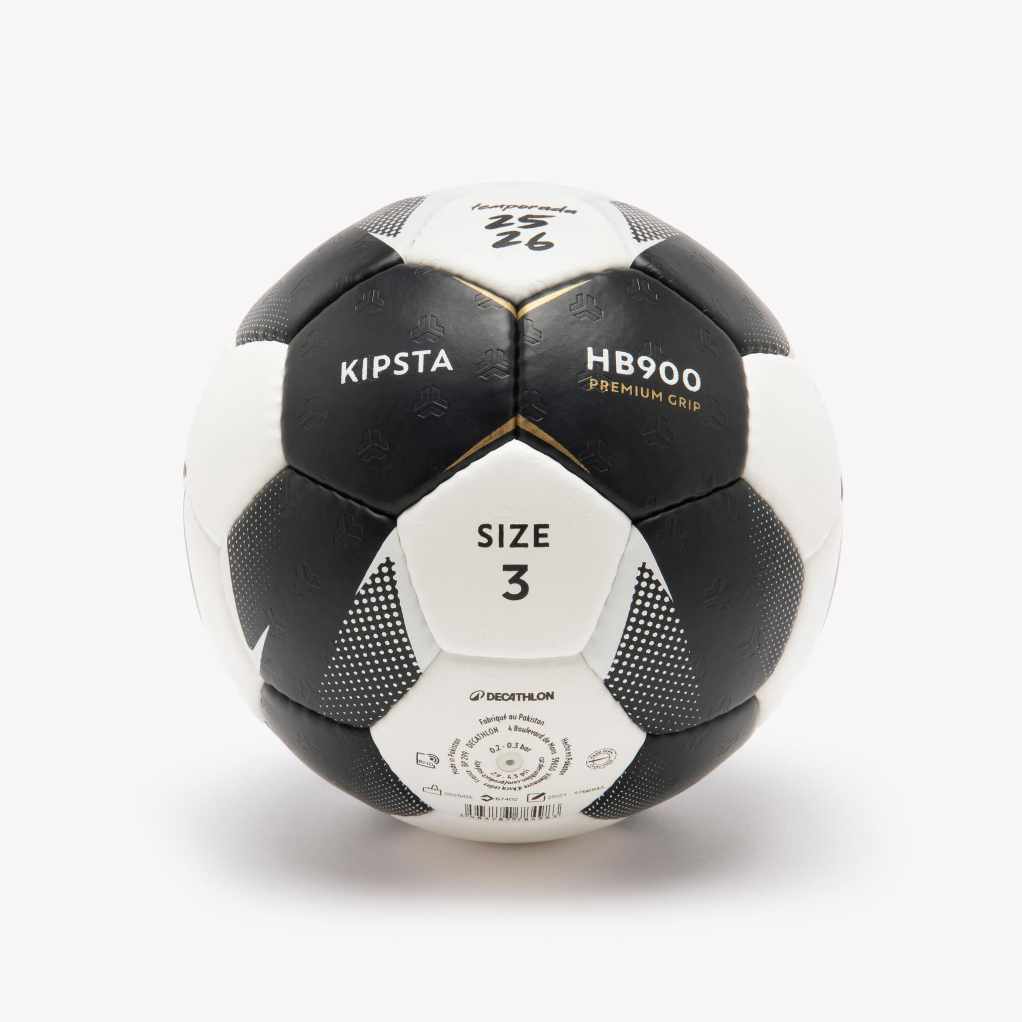 7: Balón de balonmano oficial de la Liga ASOBAL 25/26 HB900 Premium Grip - T3