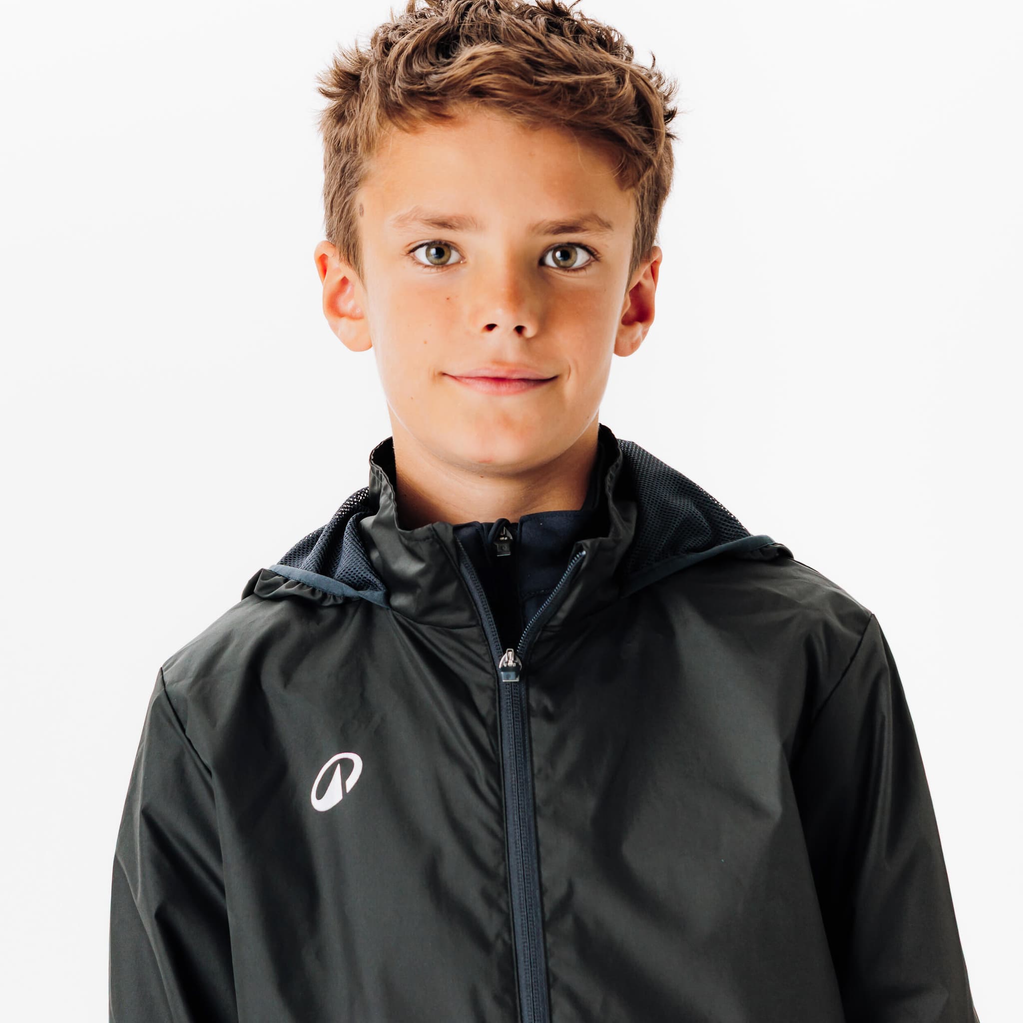 3: JAQUETA IMPERMEABLE DE FUTBOL VIRALTO CLUB NEGRE