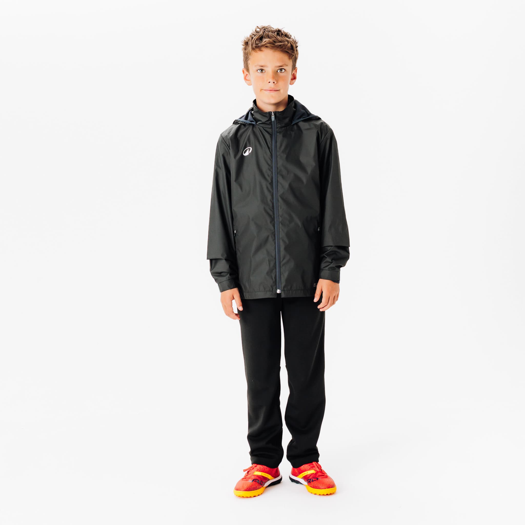 2: JAQUETA IMPERMEABLE DE FUTBOL VIRALTO CLUB NEGRE
