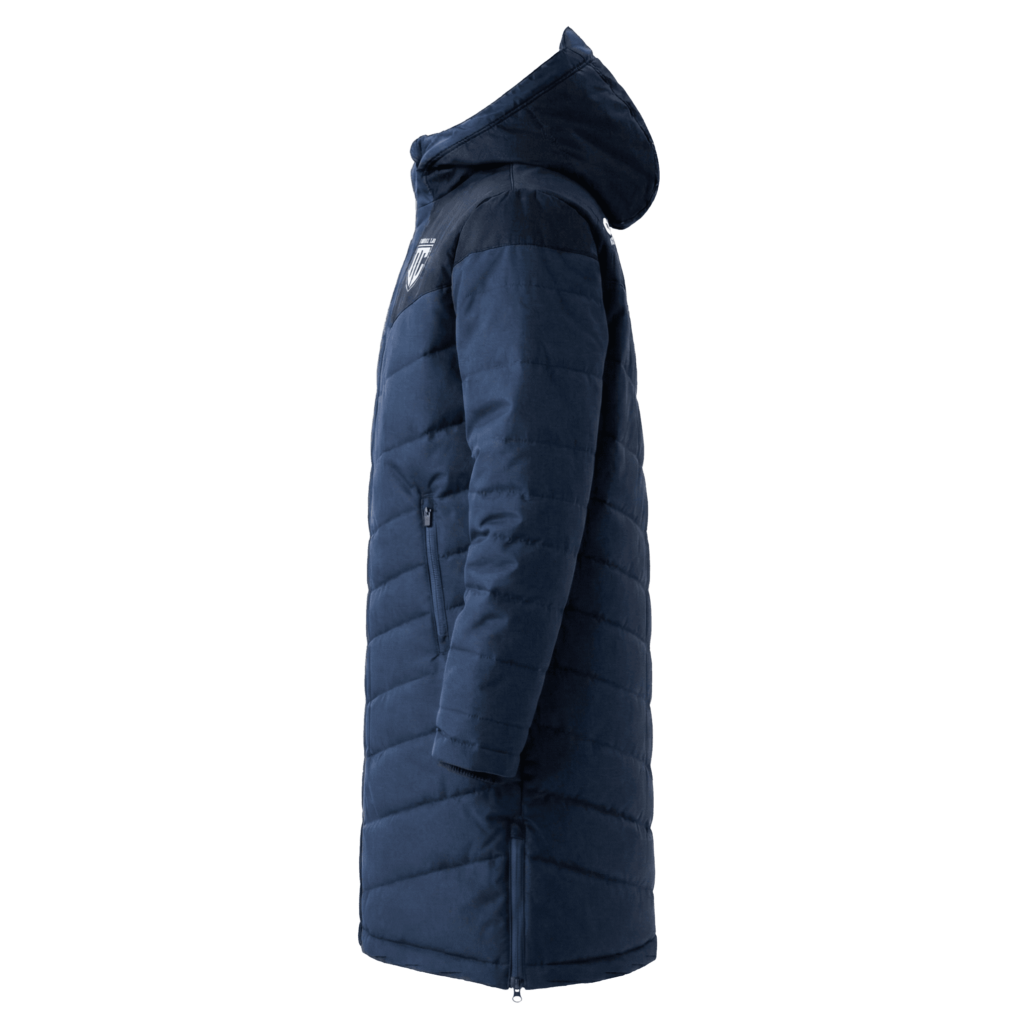 2: junior_football_long_jacket - Black