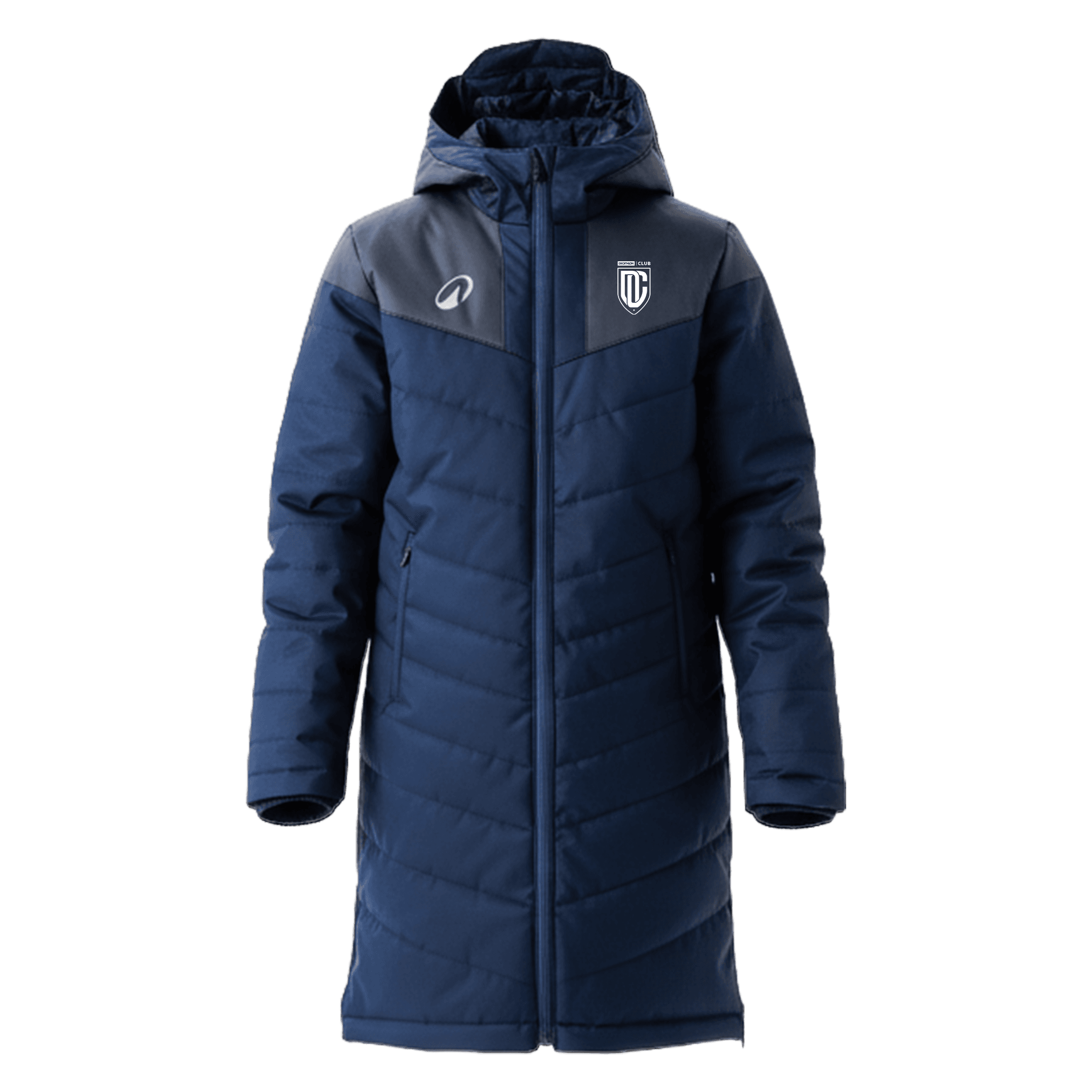 1: junior_football_long_jacket - Black