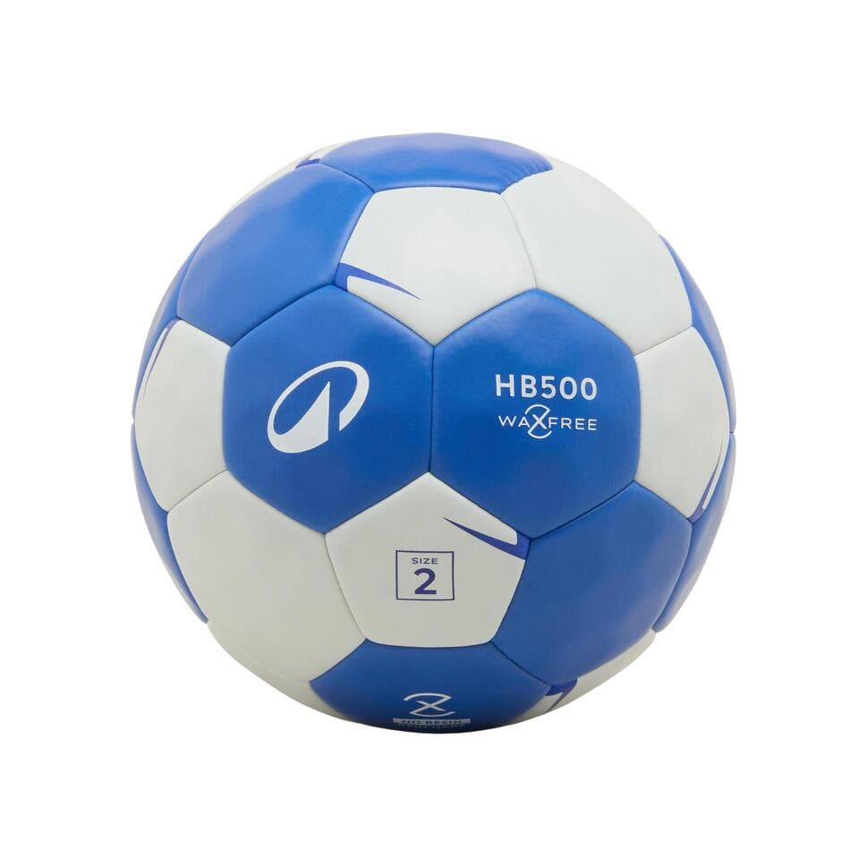 1: ballon_de_handball_taille_2_sans_résine_h500_waxfree_blue_grey_s2 - blue