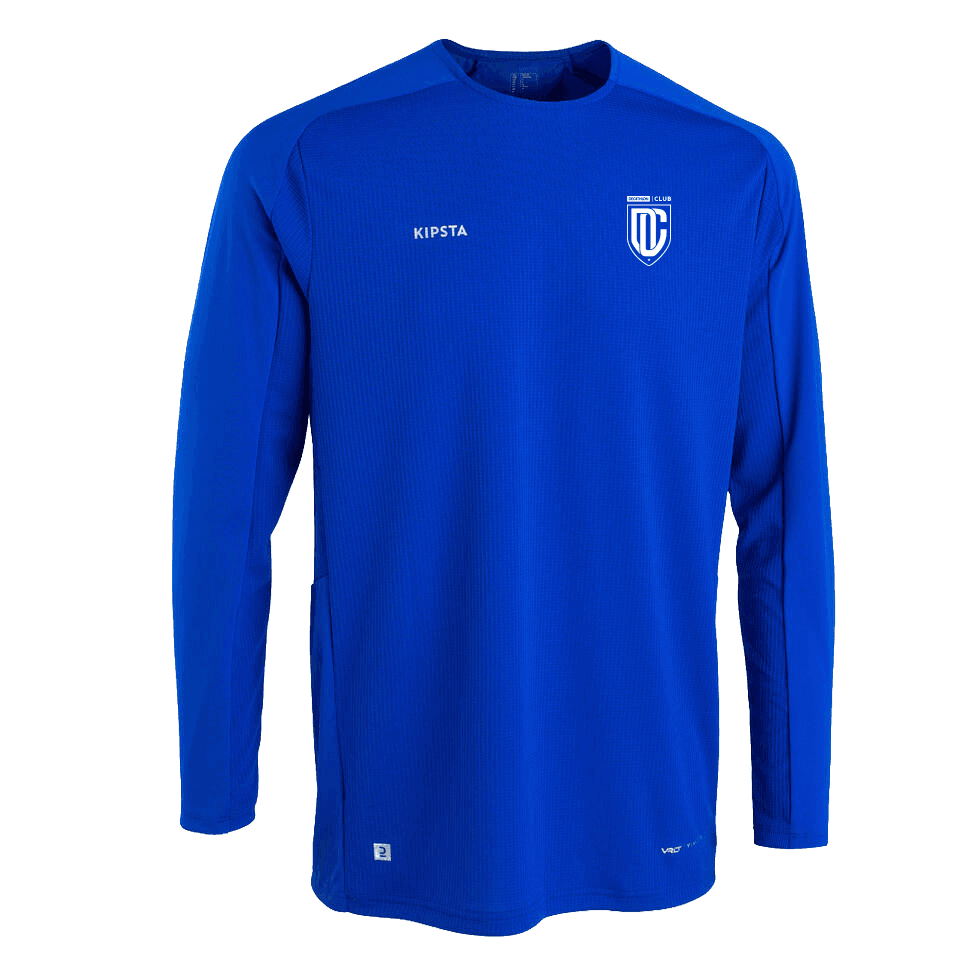 1: men_long_sleeves_football_shirt_viralto - Black